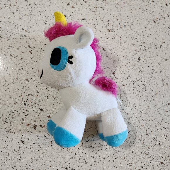 Bark Bob the Barking Unicorn Squeaky Plush Dog Toy sz M/L - Picture 1 of 9